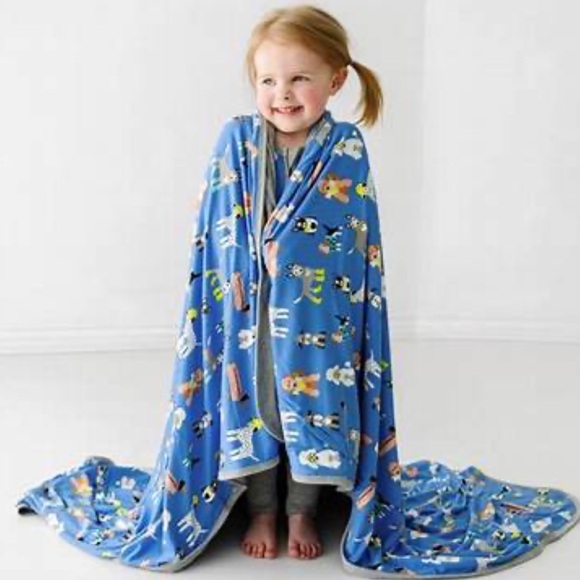 Little Sleepies Dapper Dog Cloud Blanket🐾 NEW - Picture 5 of 6